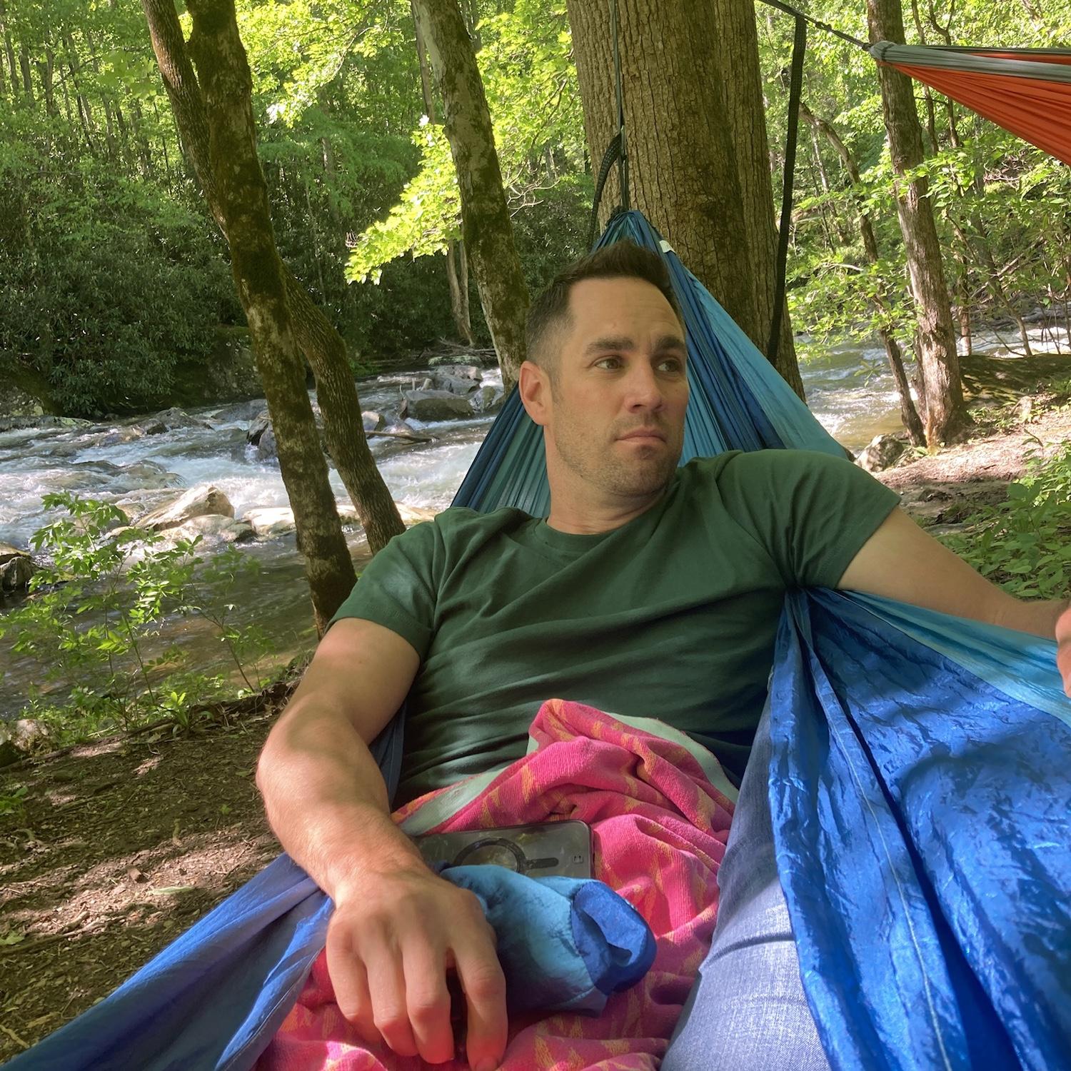 Relaxing by the river