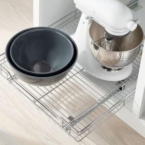 17" Commercial Roll-Out Drawer Chrome