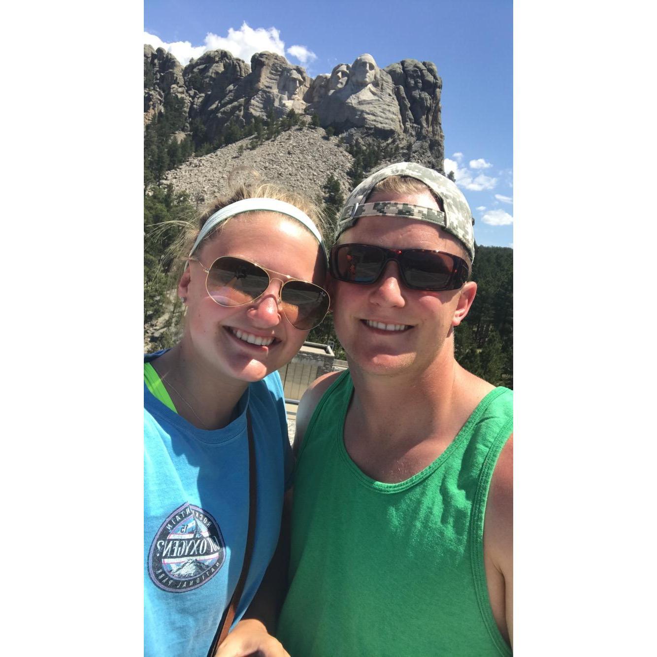 Visiting Mount Rushmore in South Dakota