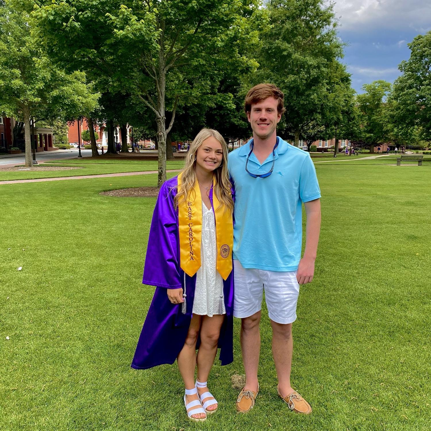 2021: 
Brooke’s college graduation
