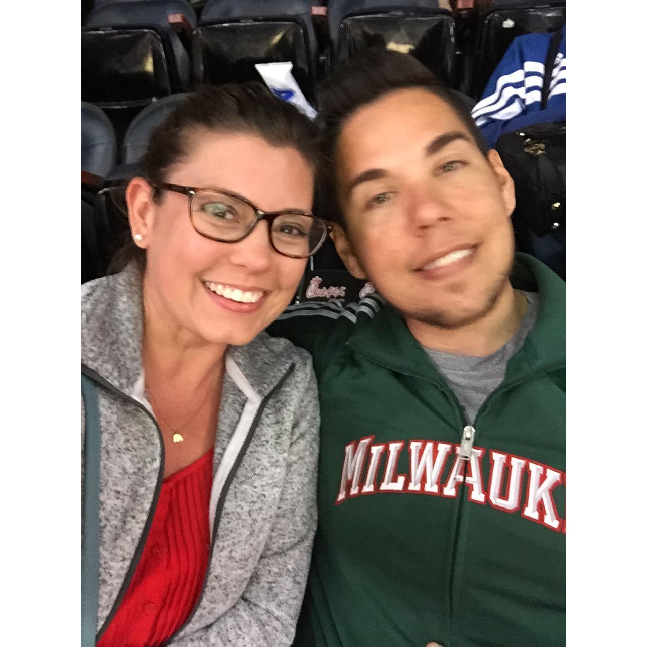 Atlanta for a Bucks game! January 2016