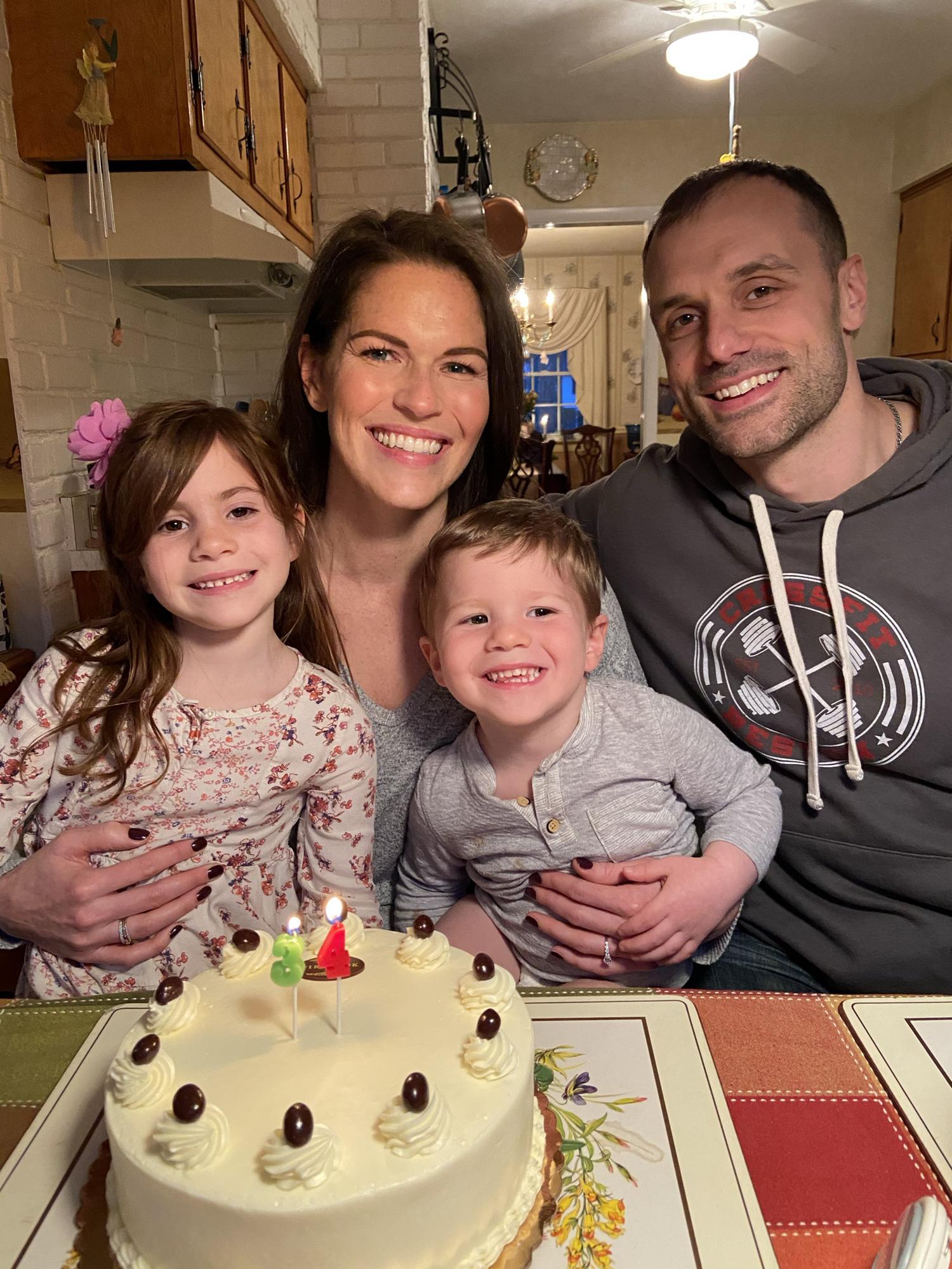 Celebrating Bethany's 34th birthday in Philly with Abby and Dylan.