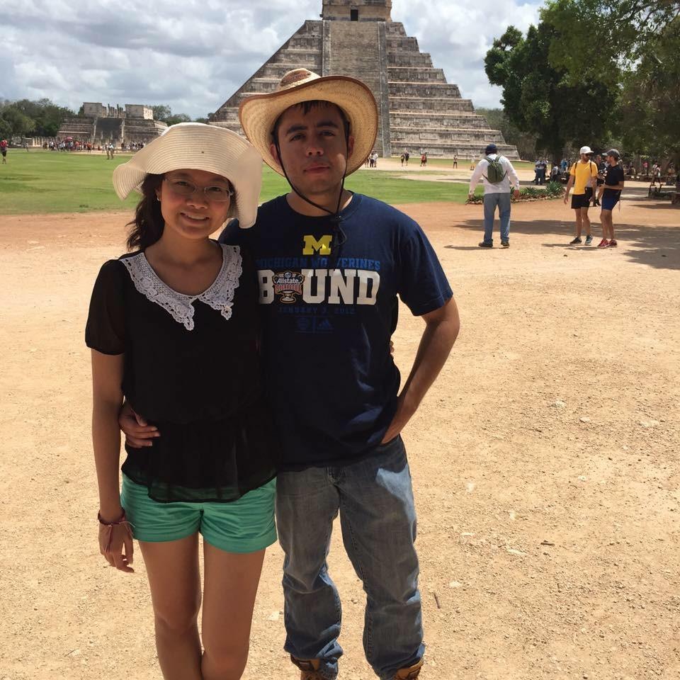 Our first time in Mexico together