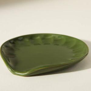 The Latte Stoneware Spoon Rest: Amelie Edition