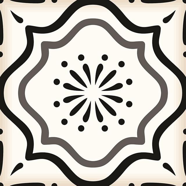 Black & white collection Peel and Stick Tile Stickers 24 PC Set backsplash Tile Decals Bathroom & Kitchen Vinyl Wall Decals Easy to Apply Just Peel & Stick Home Decor (Black & white B5, 4x4 Inch)