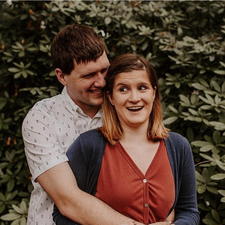 Keith's favorite picture from their engagement photo shoot. Suits them perfectly!