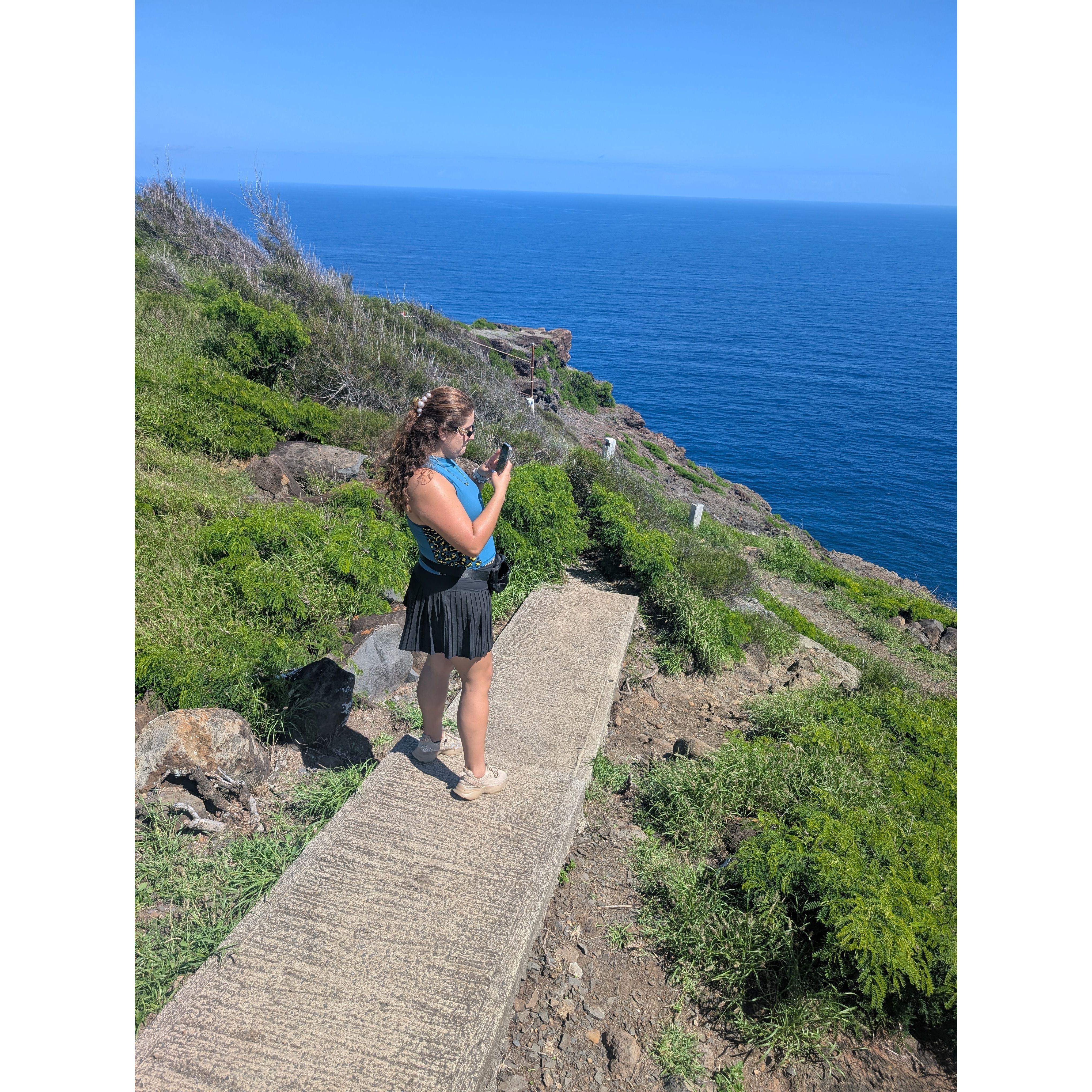 Our first hike together