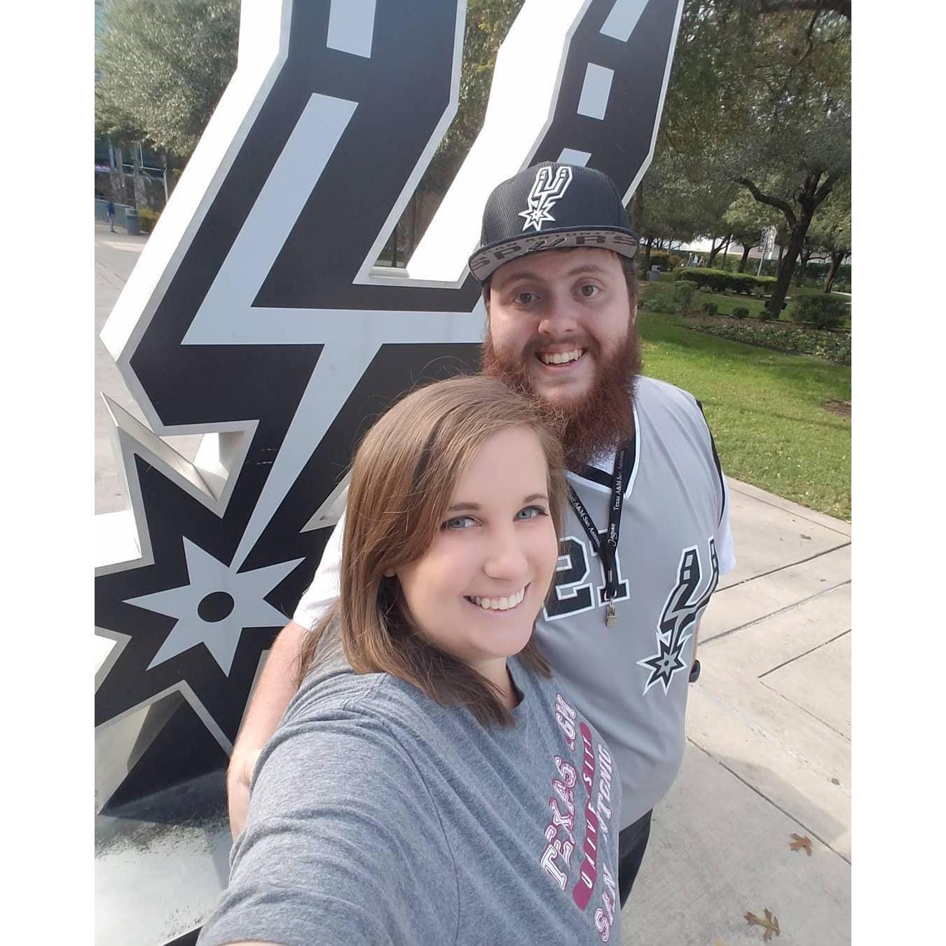 We are a Spurs family!
Go Spurs Go!