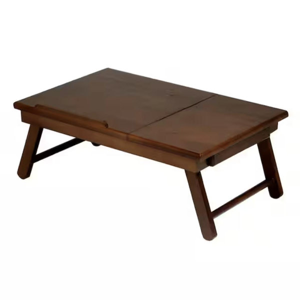 Winsome Alden Lap Desk, Flip Top with Drawer, Foldable Legs 94623