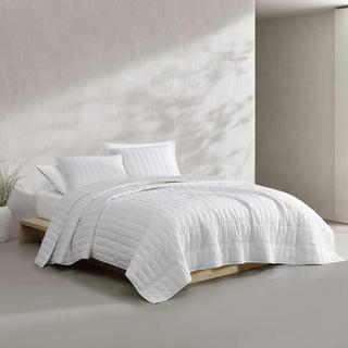 Washed Percale 3-Piece Quilt Set
