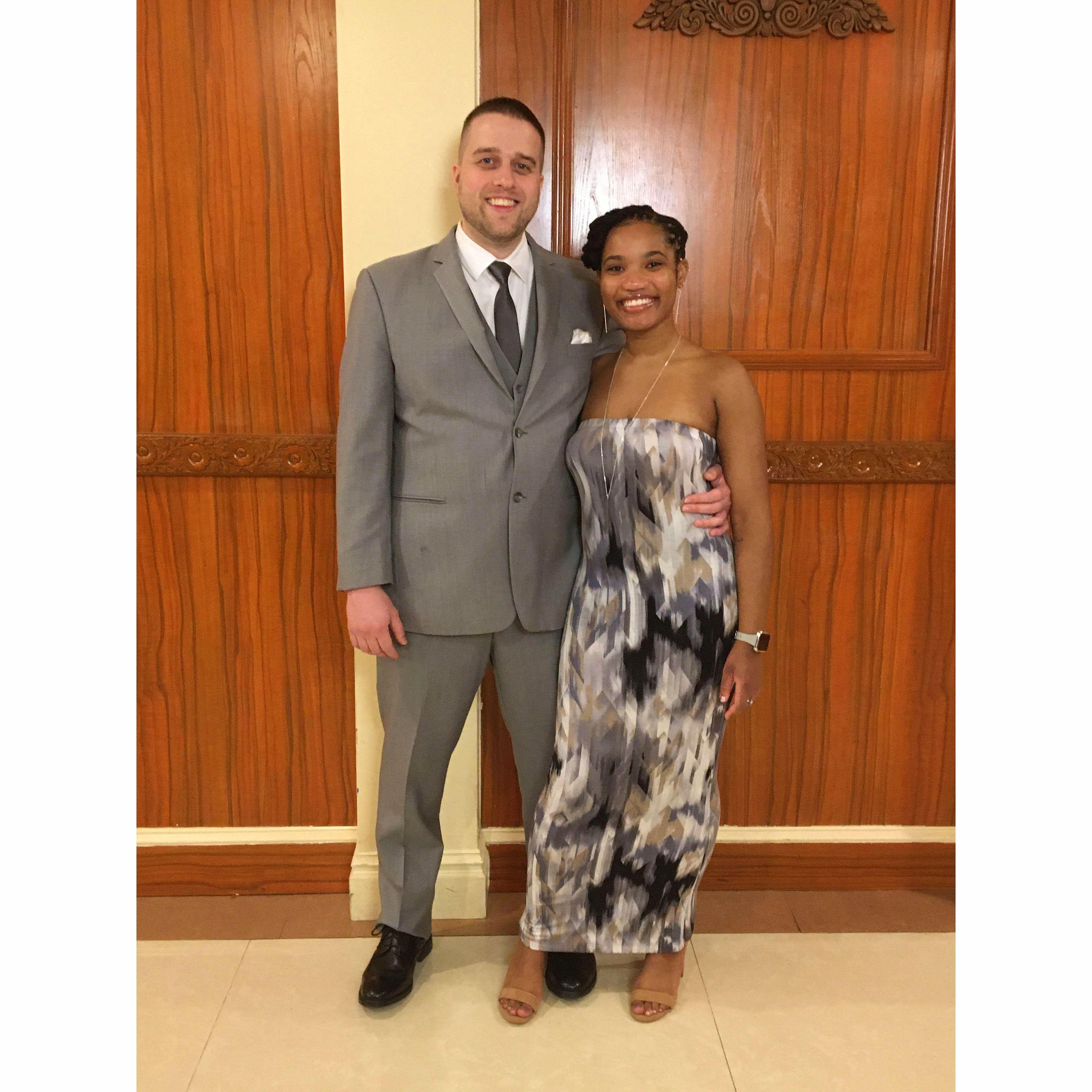 Our first wedding together (as guests)!