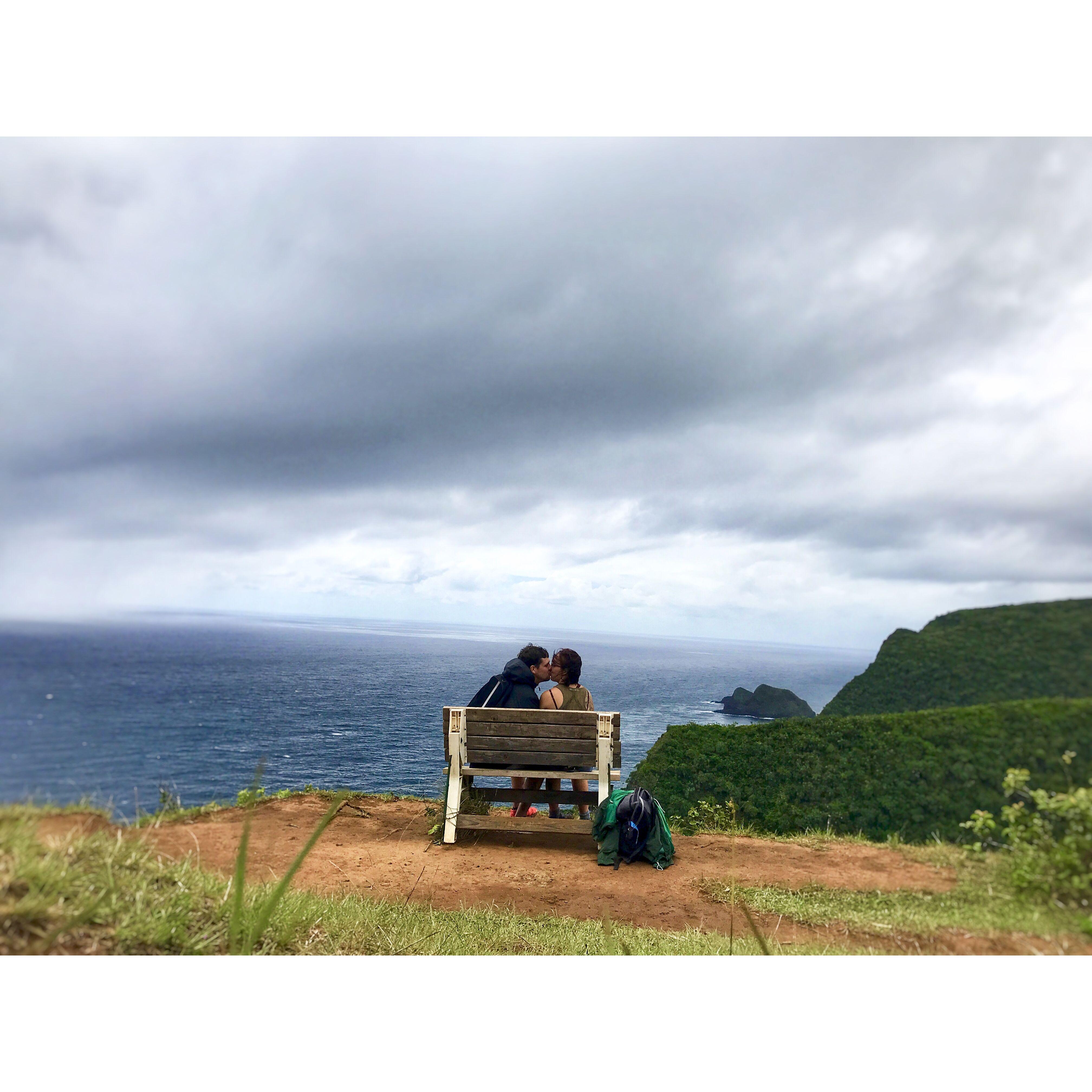 May 2018, Pololu Valley Hike (the "I love you" day)