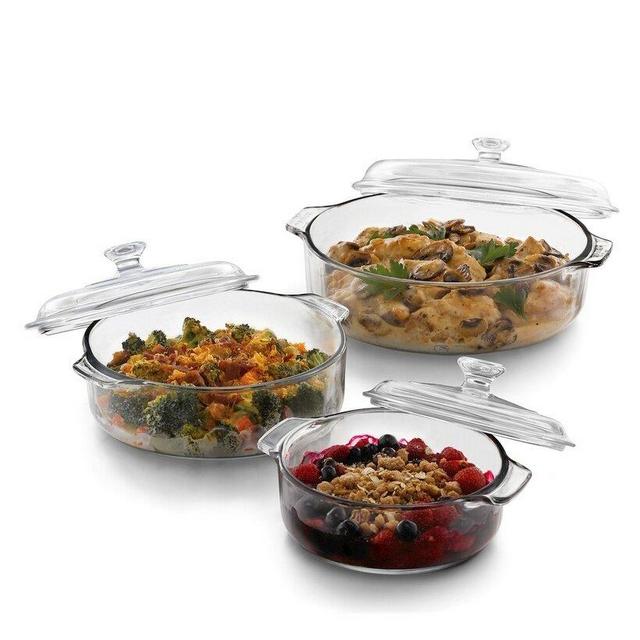 Libbey Round Casserole Set