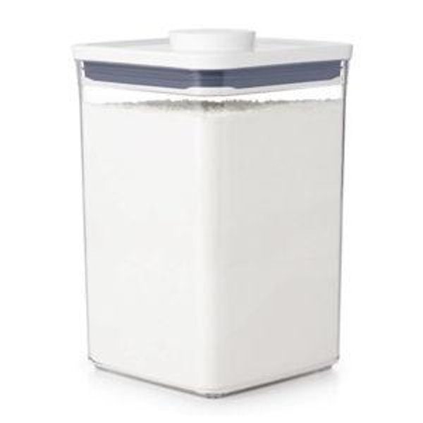 OXO Good Grips POP Container - Airtight Food Storage - Big Square Medium 4.4 Qt Ideal for 5lbs of flour or sugar