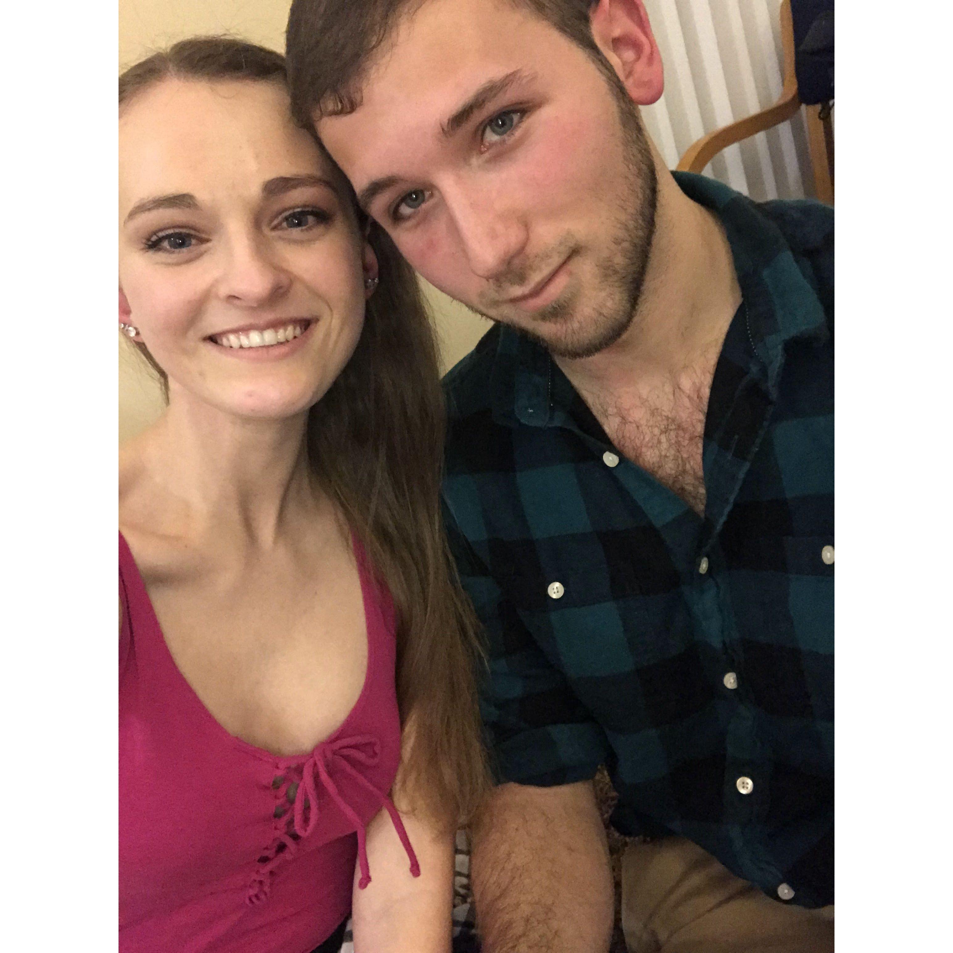 This picture was taken on February 3, 2018- the day we officially started dating!