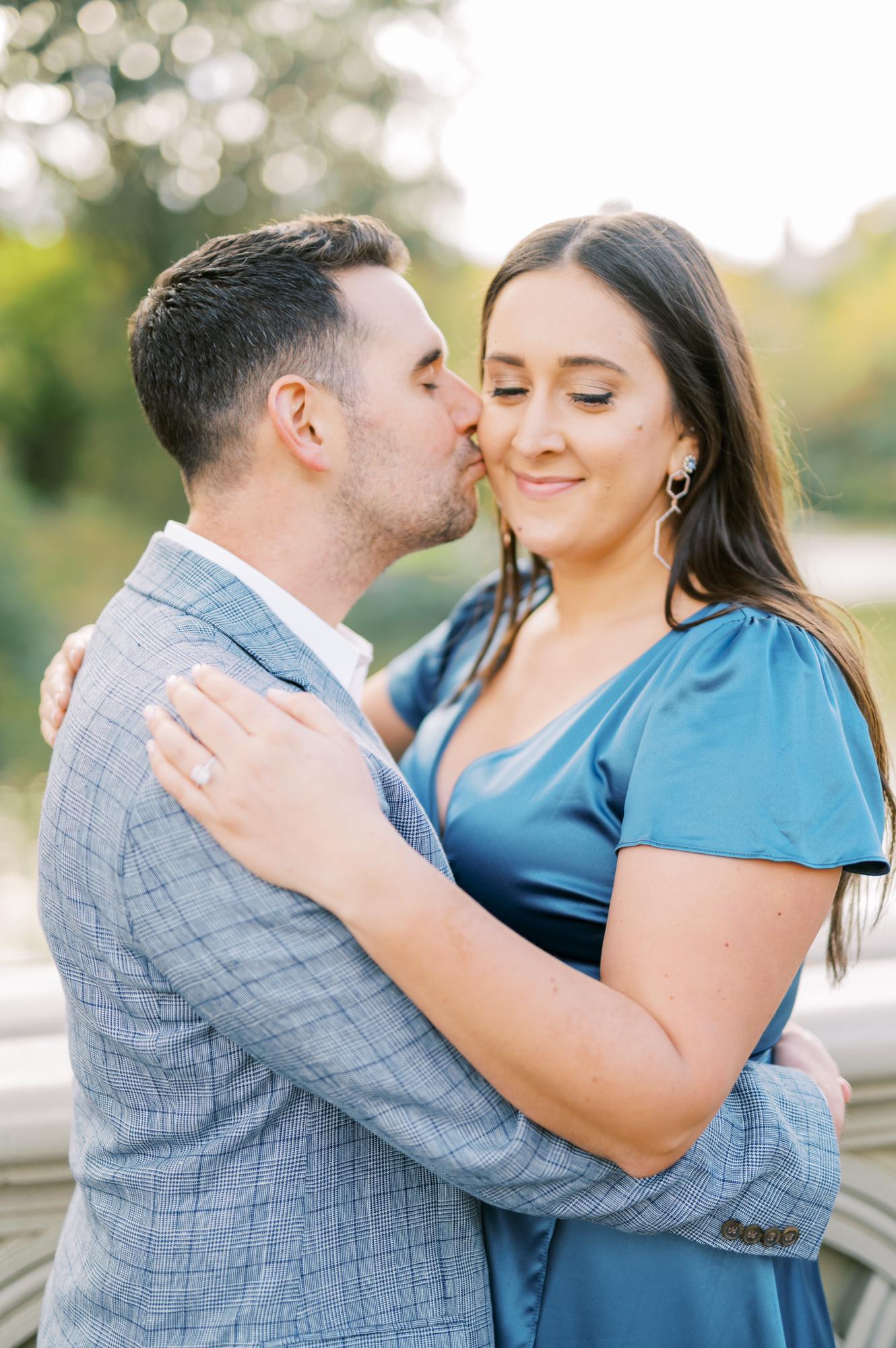 Engagement photos in Central Park 2021