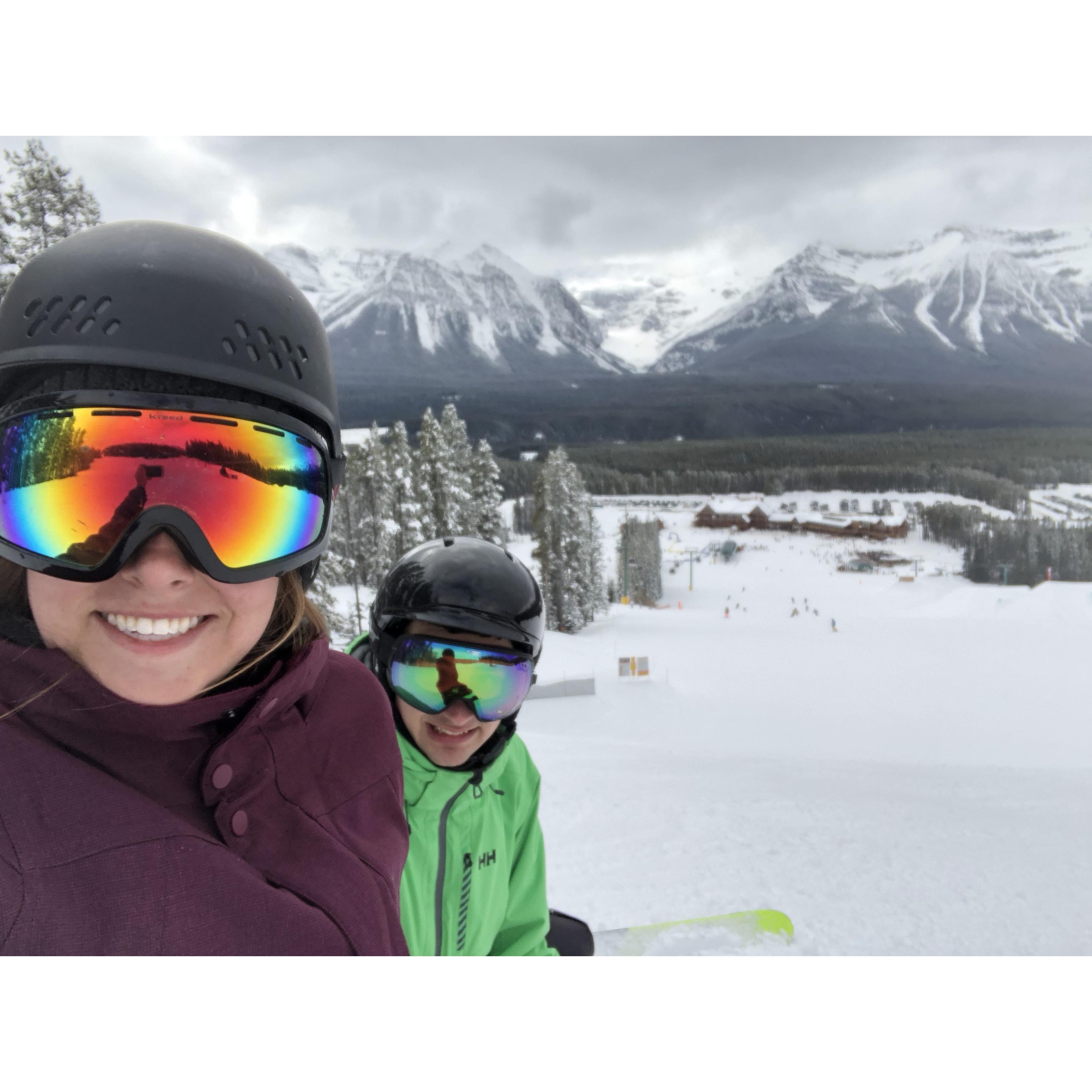 03.06.2018 Skiing at Lake Louise