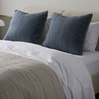 Linen Box Quilted Euro Sham