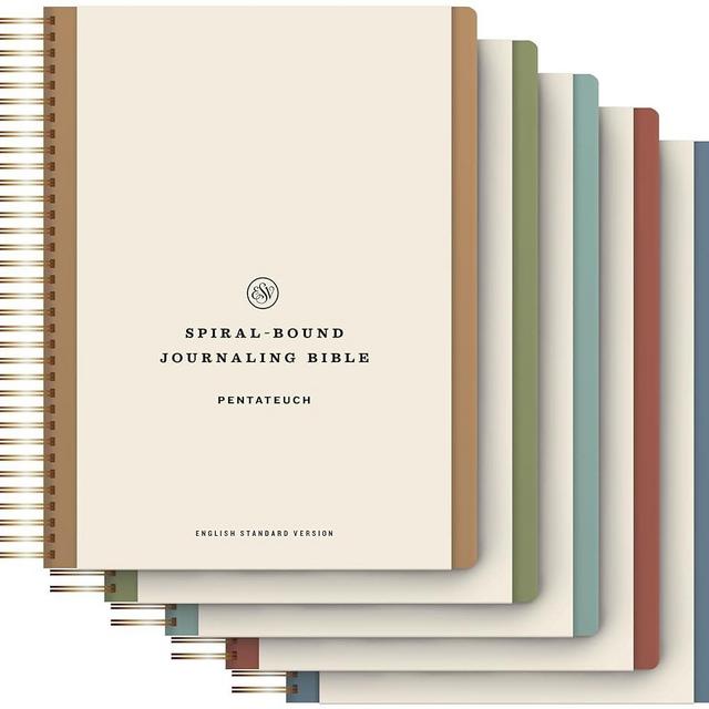 ESV Spiral-Bound Journaling Bible, Five-Volume Set (Hardcover)
