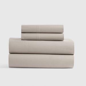 Organic Crisp Percale Sheet Set - King COLOR DOVE