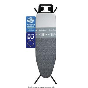 Bartnelli Classic Ironing Board with New Patent Technology | Made in Europe Iron Board with Patent Fast-Glide Zone, 4 Layer Cover & Pad, Height Adjustable, Safety Iron Rest, 4 Premium Steel Legs