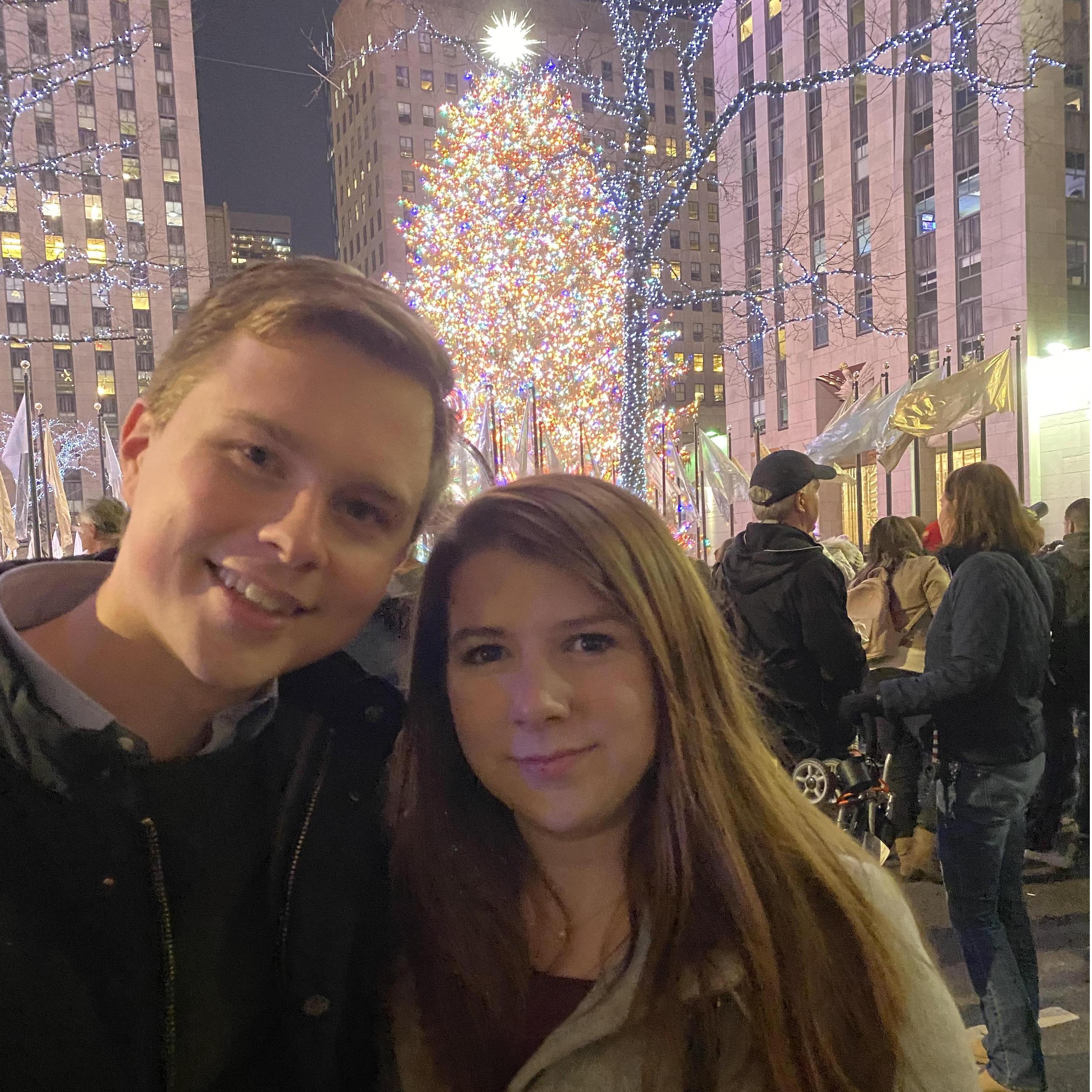 First tree pic in Rockafeller center