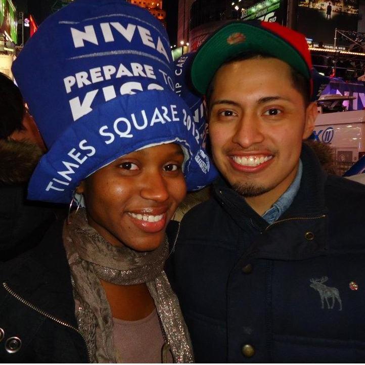 New Years Celebration. Waited 12 hours to see the Ball Drop (Time's Square - January 1, 2012)