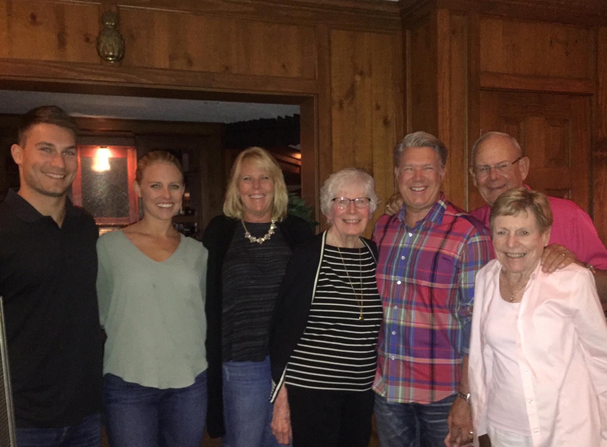 August 2016. Goodbye dinner in Michigan