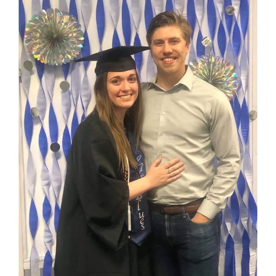Abby graduates from Washburn, a major part of both of our lives, May 2019