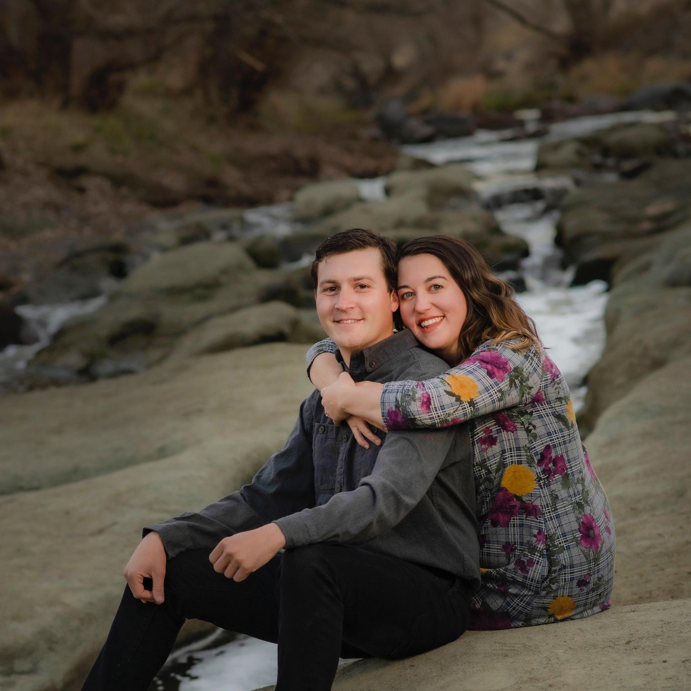 We took our Engagement photos close to our house at Clear Creek Trail