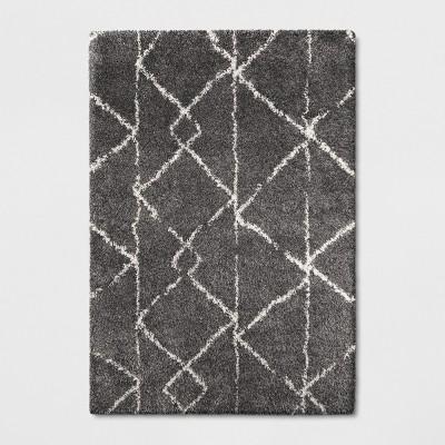 7'X10' Tribal Design Woven Area Rugs Gray - Project 62™