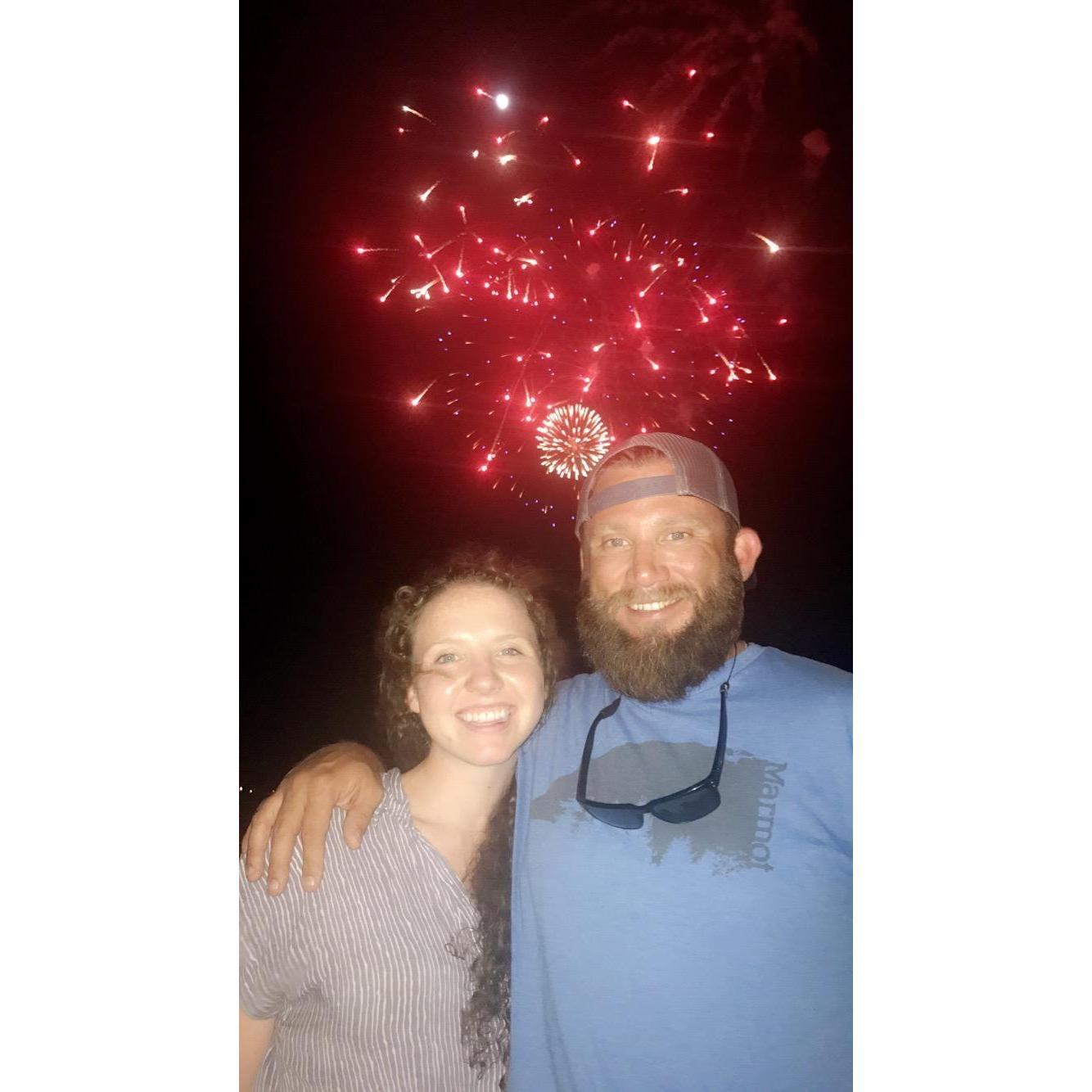 First 4th of July together