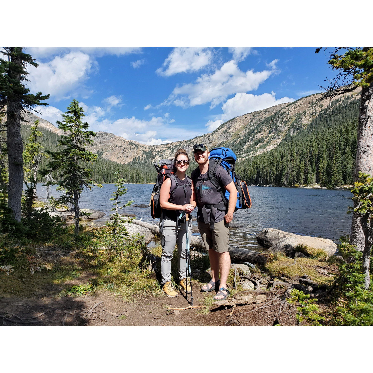 Timberline Lake. Our first backpacking trip!