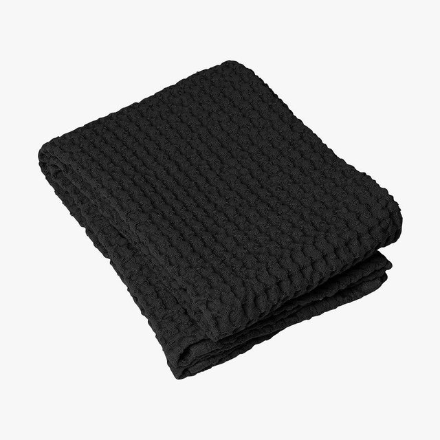 Blomus Caro Waffle Hand Towel XL, Black