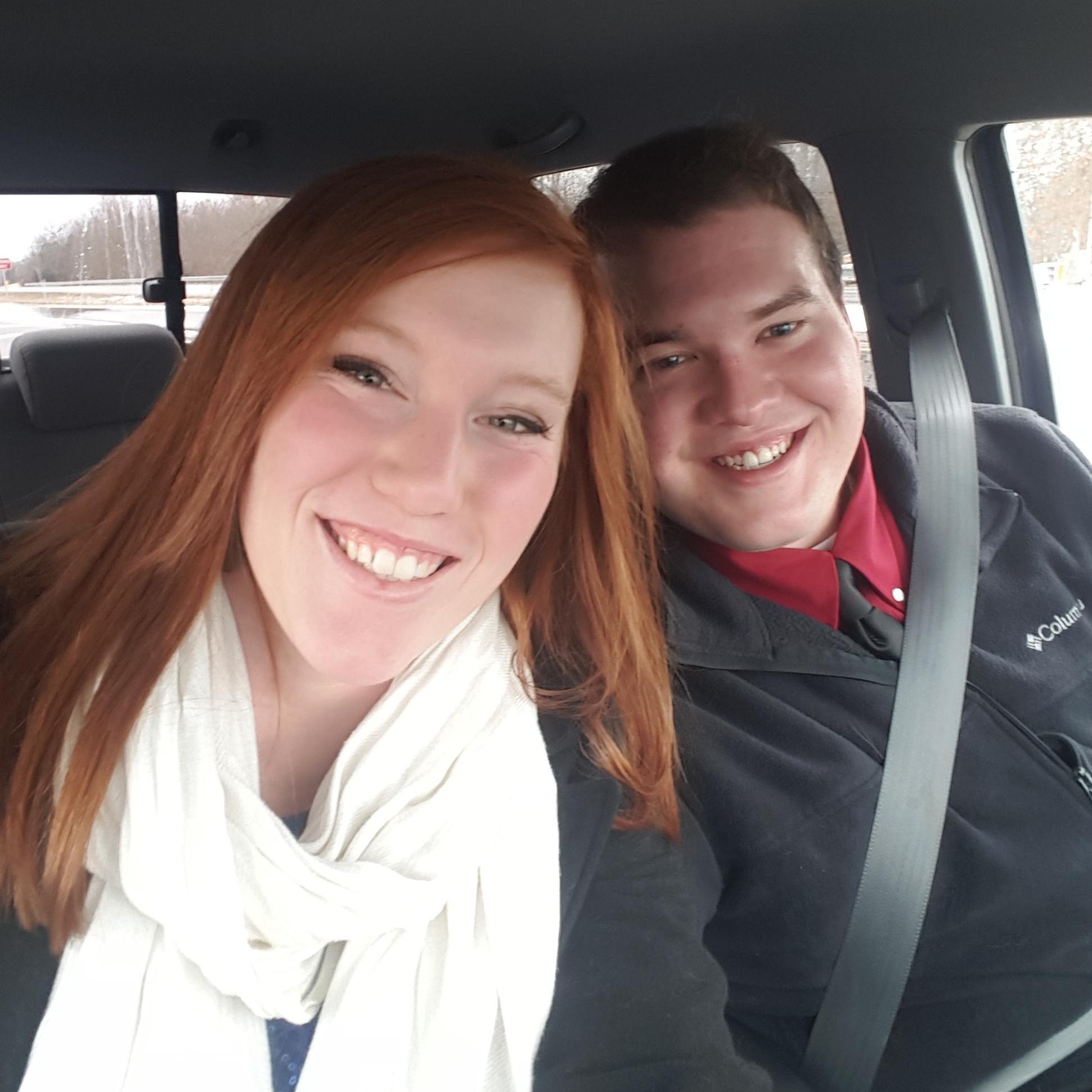 Our first Valentine's Day (he took me to the Melting Pot)