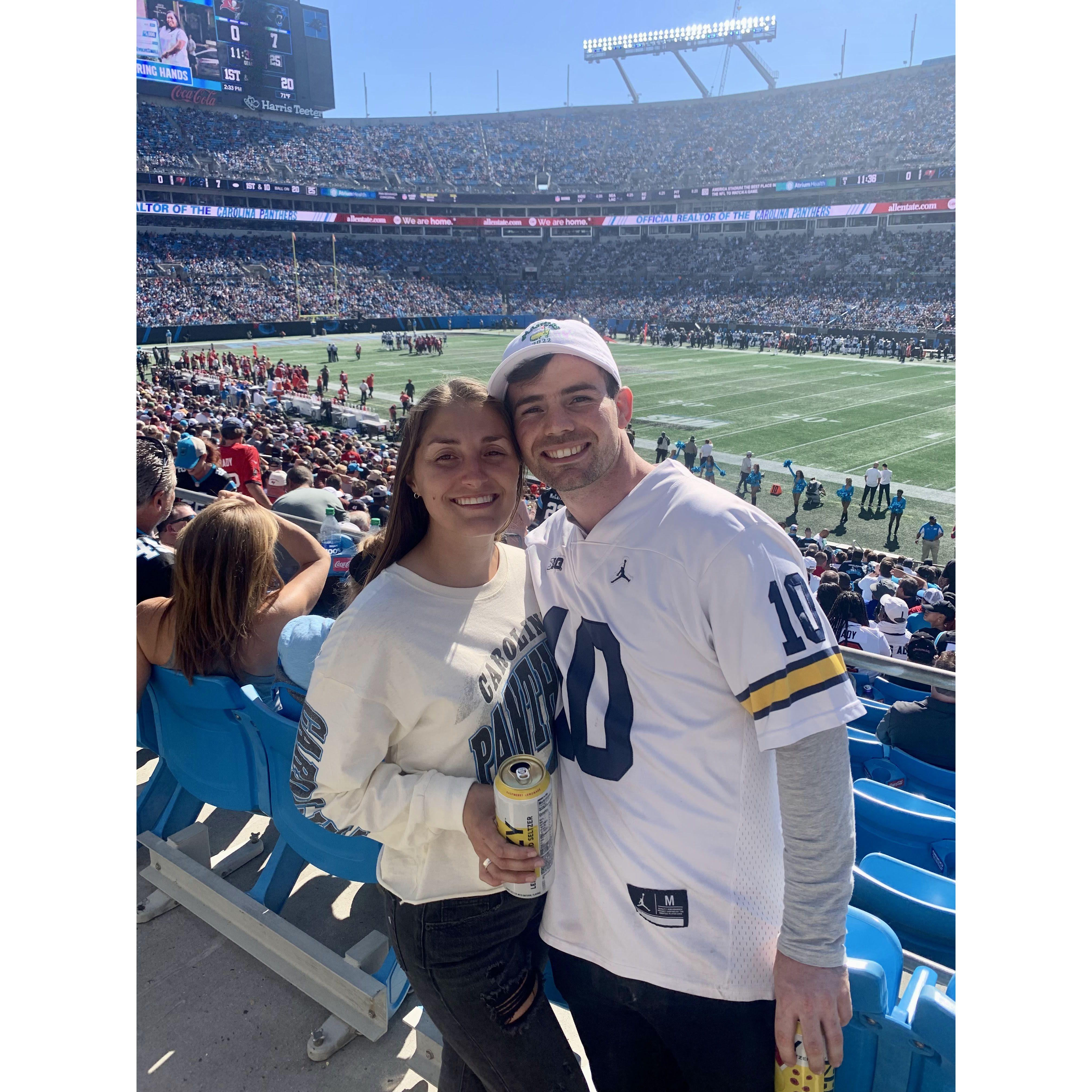 First NFL game together - October 2022