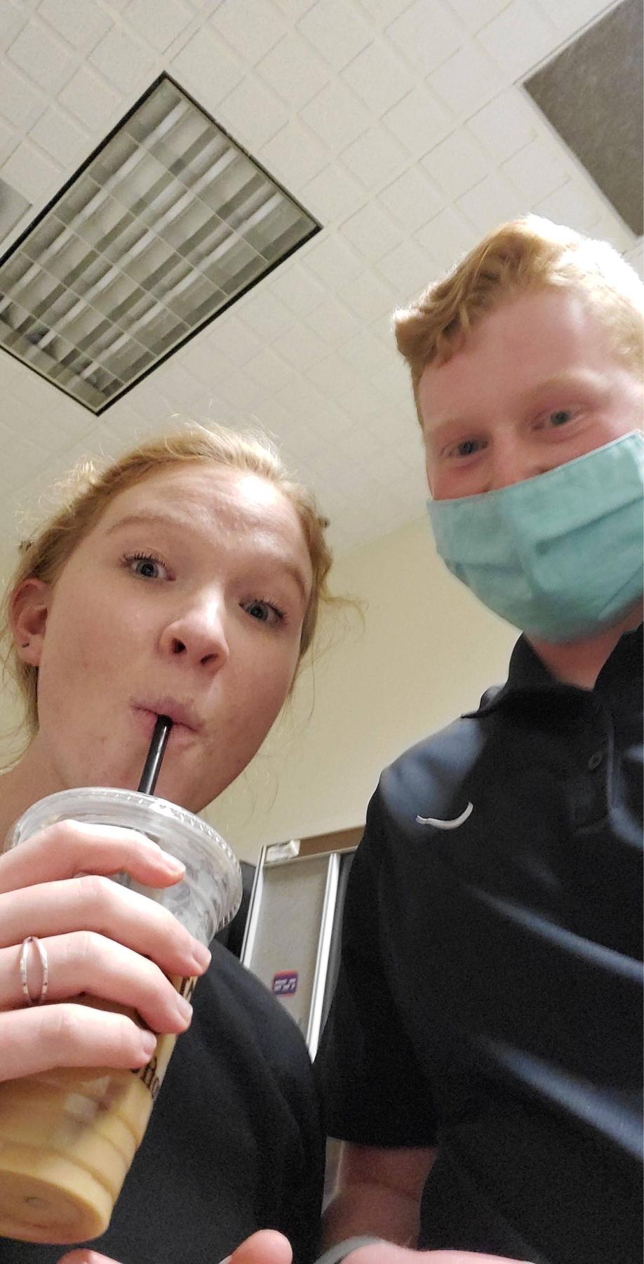 This picture was taken right after we decided to hang out for the first time.