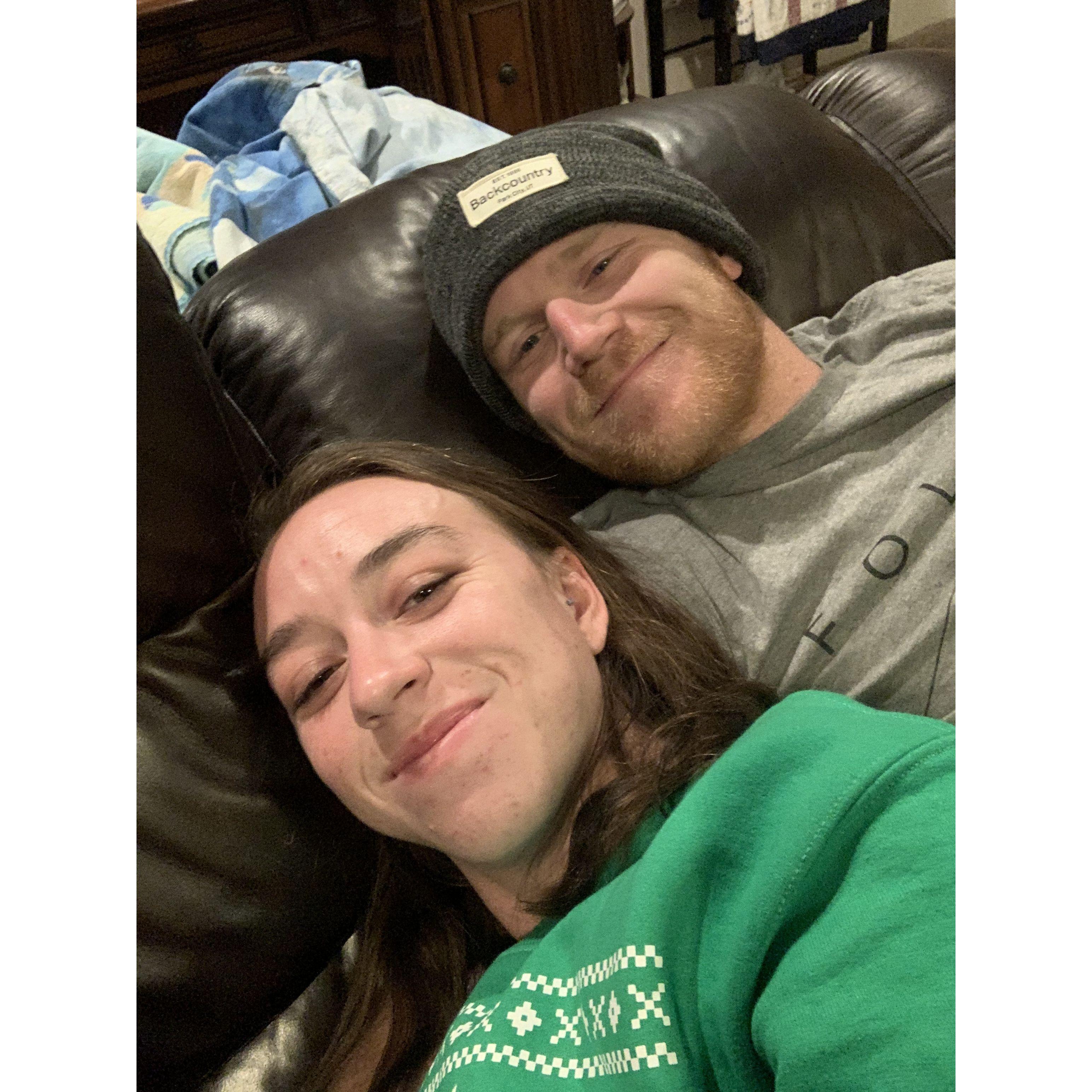 First Christmas together we had COVID