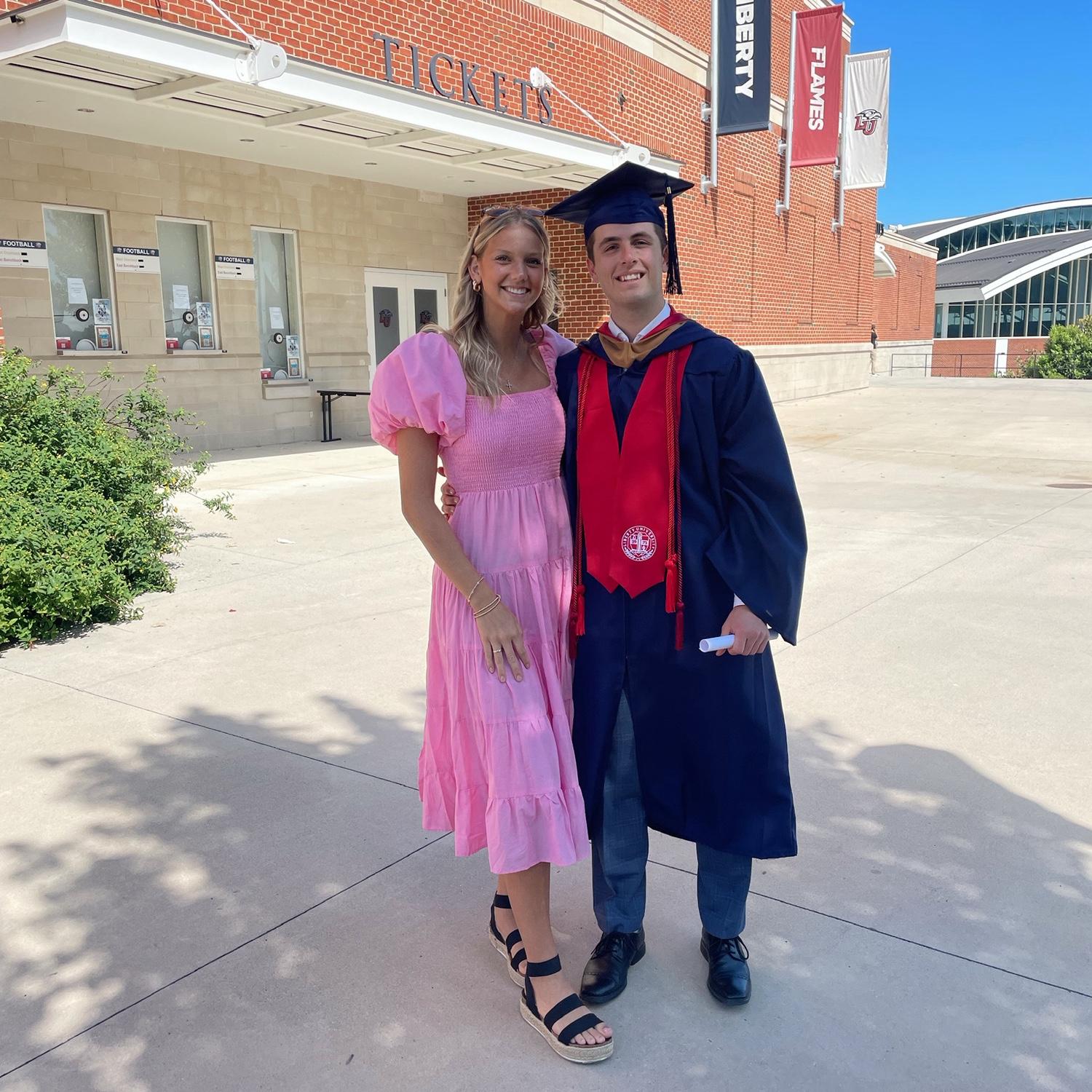 Got to see Kris graduate college!