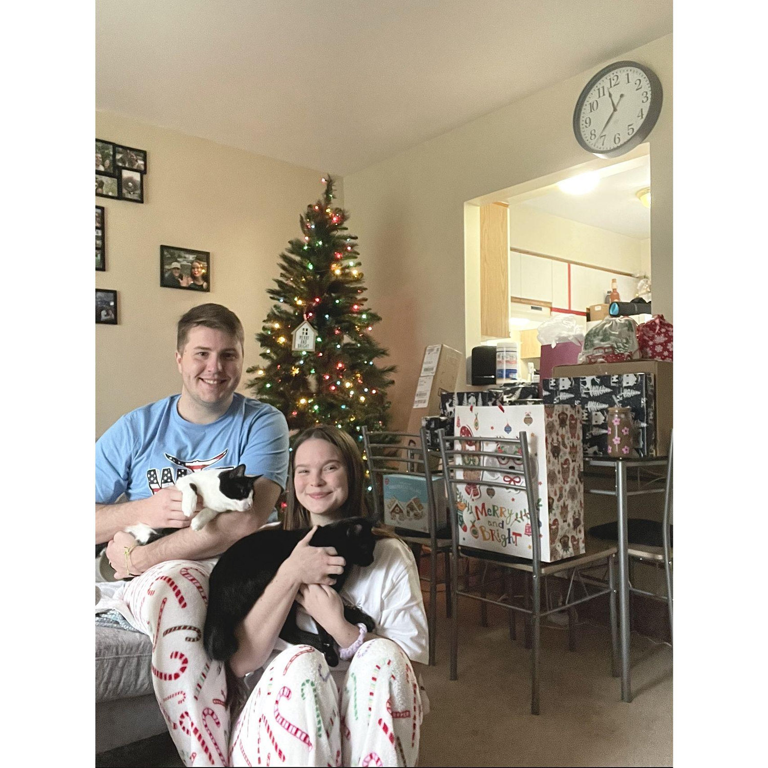 The first time we got to spend Christmas together!