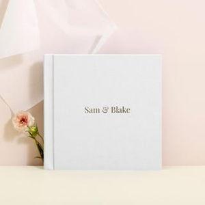 Premium Layflat Wedding Album | Artifact Uprising- Oatmeal