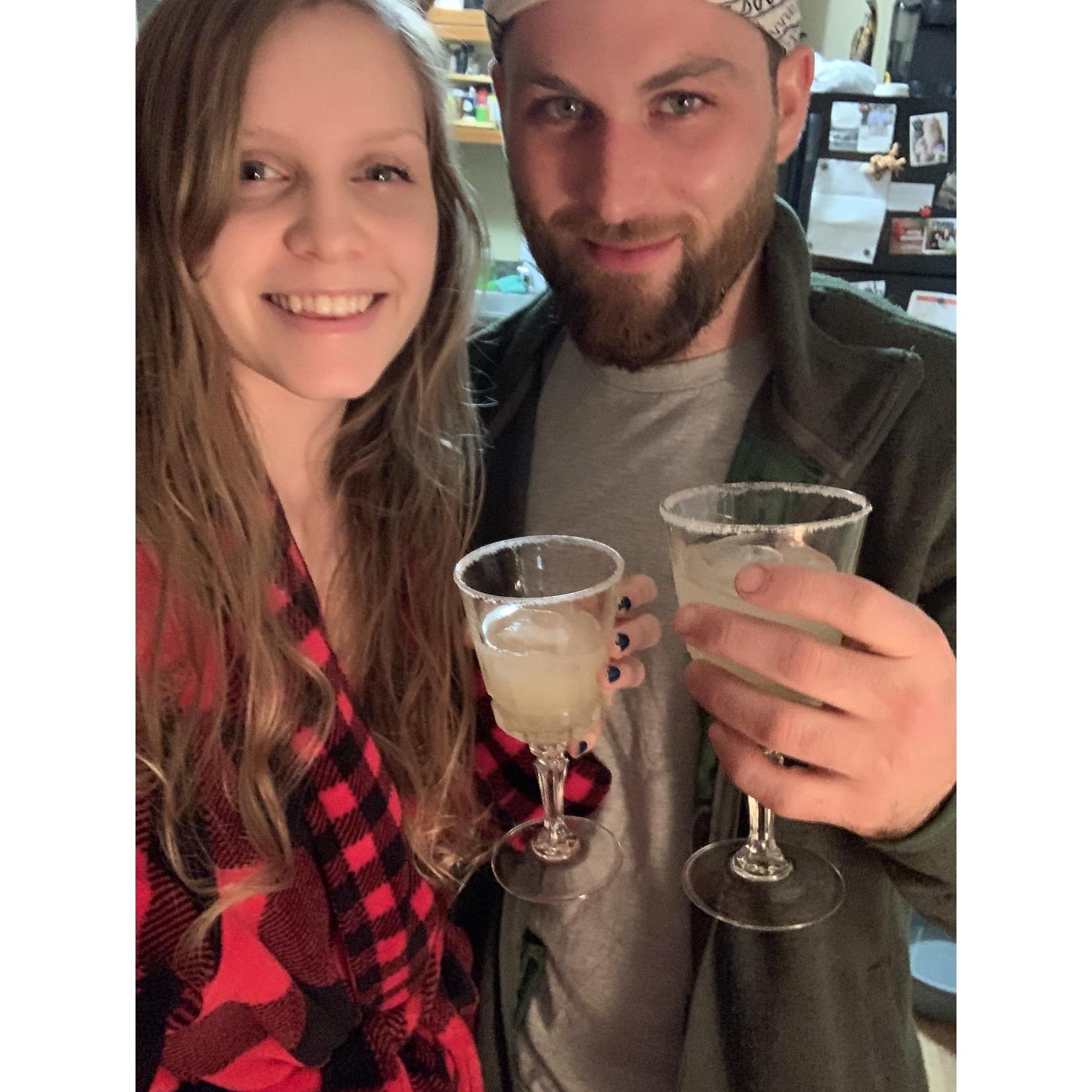 Homemade margs at our first house we rented together for two years.
January 9th, 2019