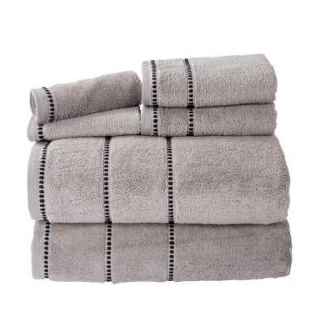 6pc Solid Bath Towels And Washcloths Ivory - Yorkshire Home : Target