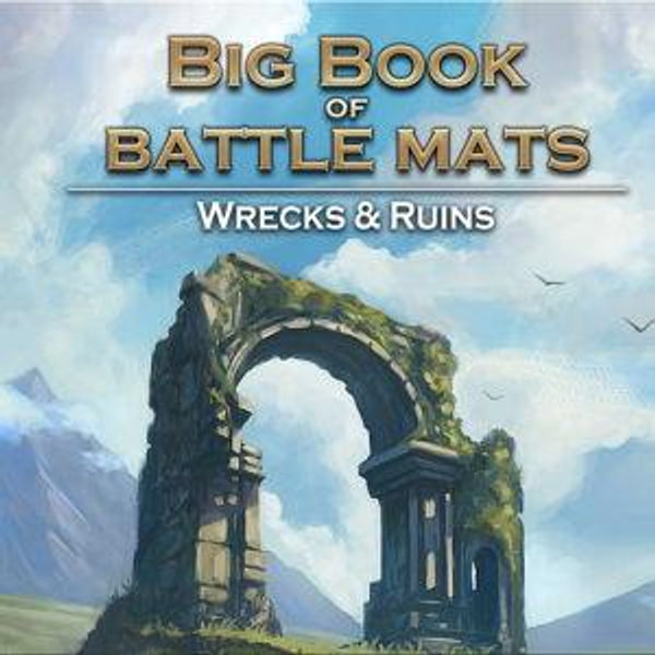 Big Book of Battle Mats Wrecks & Ruins (12x9")
