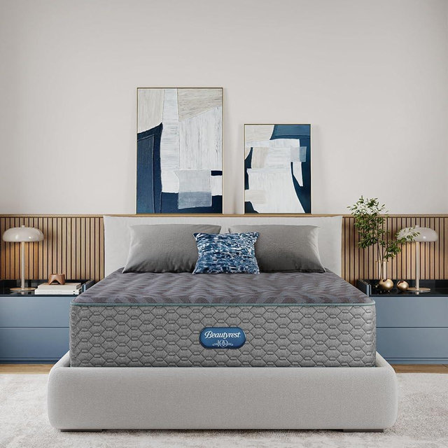 Beautyrest Days End Plush 14" Mattress - King - Cooling Tech, Supportive Durable Pocketed Coils, Pressure Relief, Motion Separation; 100 Night Sleep Trial and 10 Year Warranty