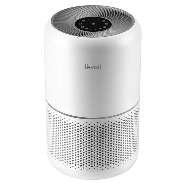 LEVOIT Air Purifier for Home Allergies Pet Hair in Bedroom, Covers Up to 1073 ft² by 56W High Torque Motor, AHAM VERIFIDE, 3-in-1 Filter with HEPA Sleep Mode, Remove Dust Smoke Odor, Core300-P, White