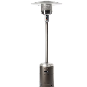 Fire Sense 46000 -BTU Brown Steel Floorstanding Liquid propane Patio Heater