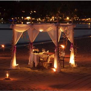 Honeymoon Dinner For Two on The Beach
