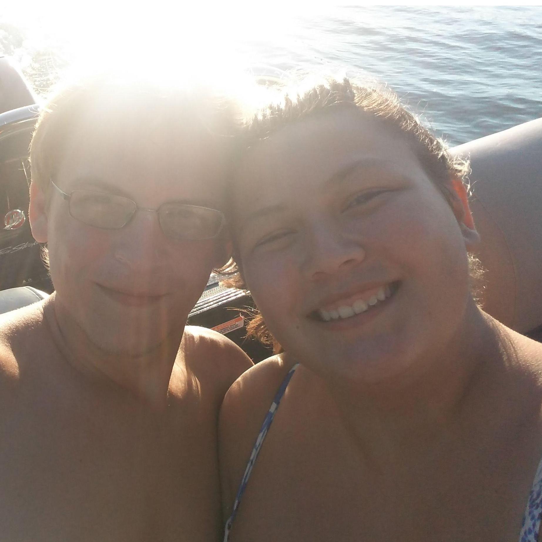 Boating day on the lake