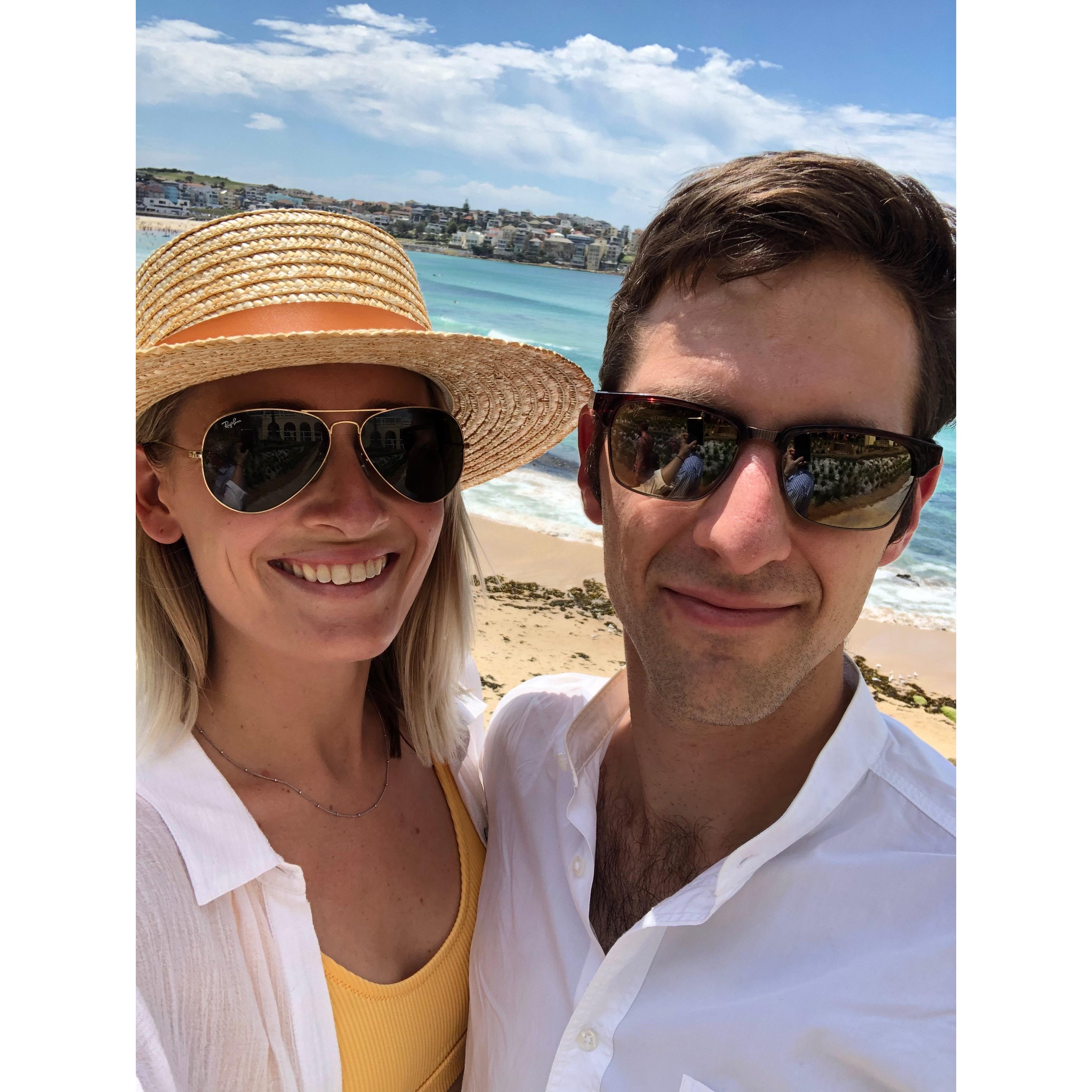 Hanging out at Bondi Beach. November 2018